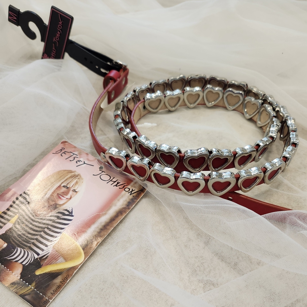Betsey Johnson Red Heart Bracelet